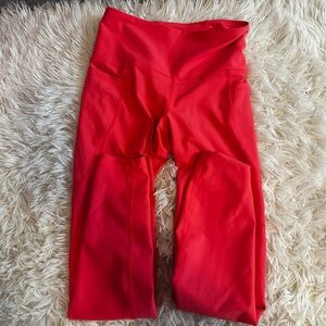 old navy leggings. hot pink
